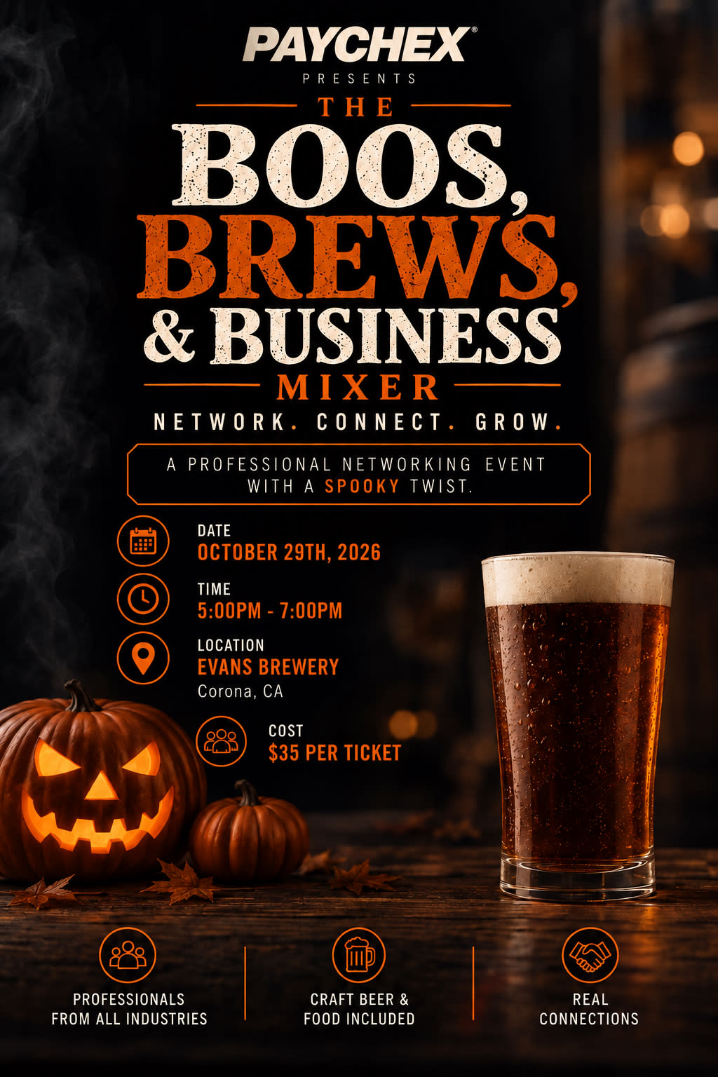 BOOS, BREWS & BUSINESS MIXER