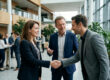 Business referrals creating new opportunities through professional networking and trusted business connections